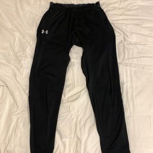 Under Armour black sweat pants. Size:M